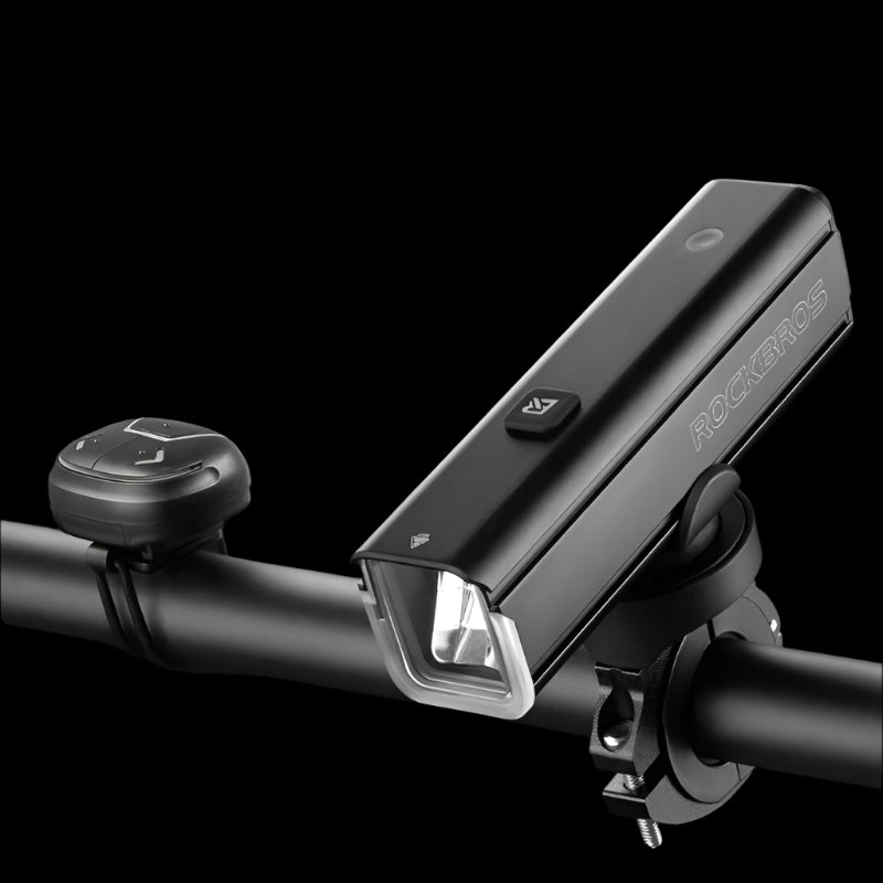 1500LM Bike Headlight with Remote, USB-C & 5000mAh Battery