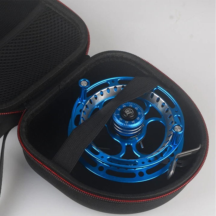 Portable Eva Fishing Reel Bag – Waterproof Protective Case For Spinning & Drum Reels