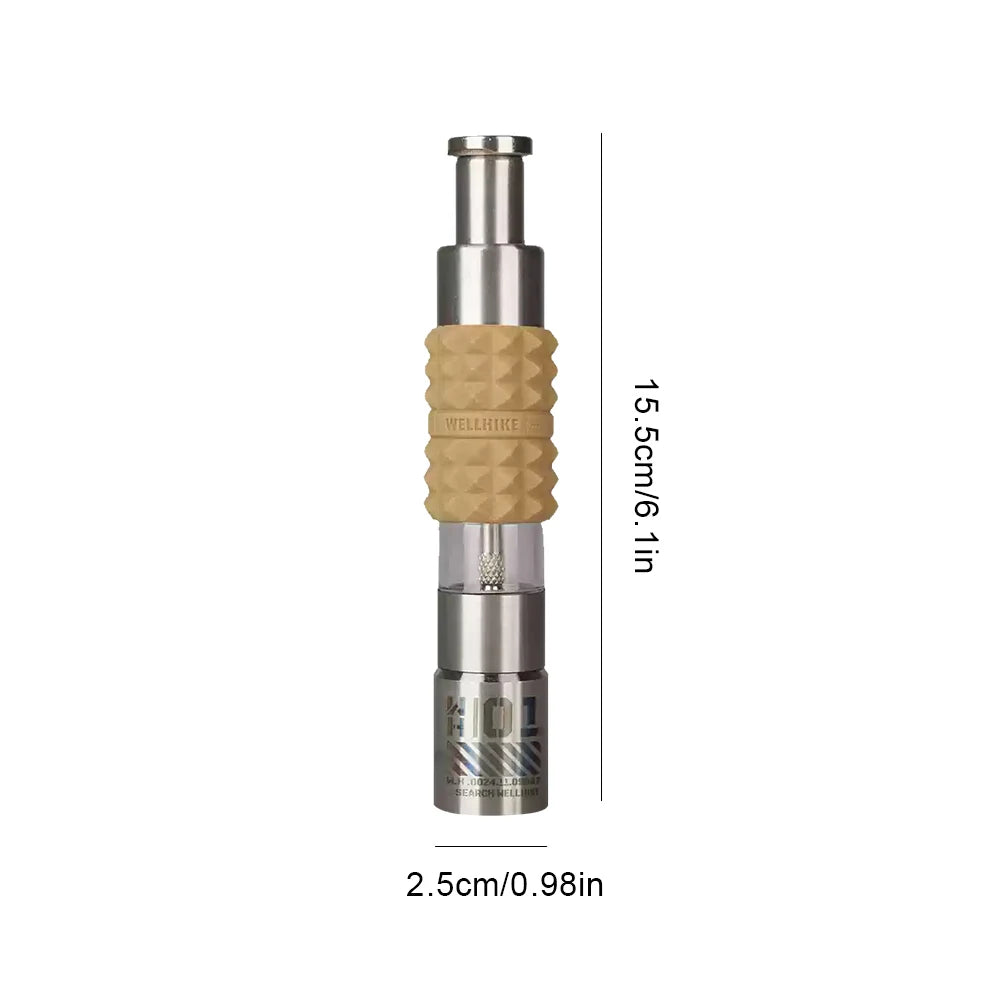 Manual Stainless Steel Pepper Mill – Camping Spice Grinder