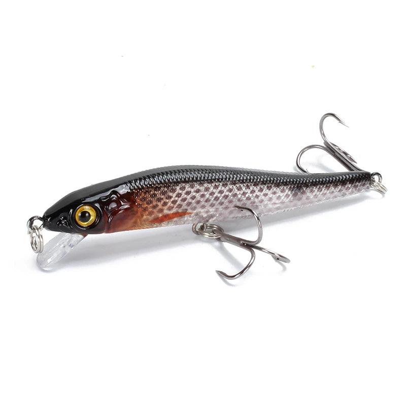 Minnow Crankbait Lure – 8.5cm Wobbler with 3D Eyes