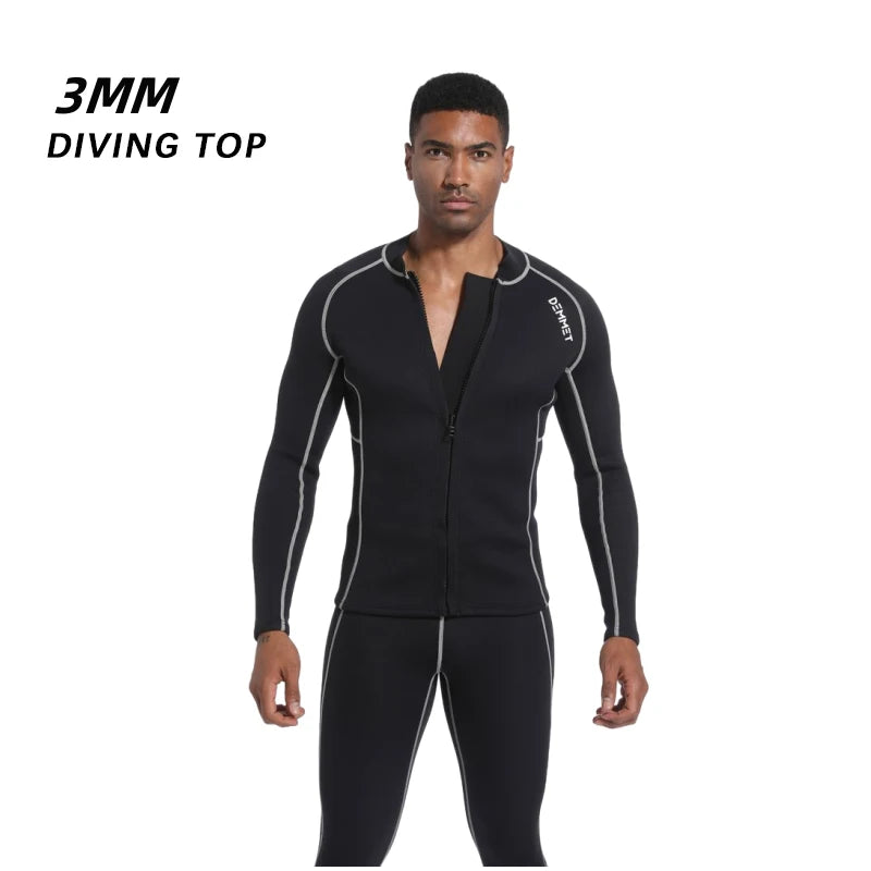 2-Piece Neoprene Wetsuit Set – 1.5mm/3mm Jacket & Pants