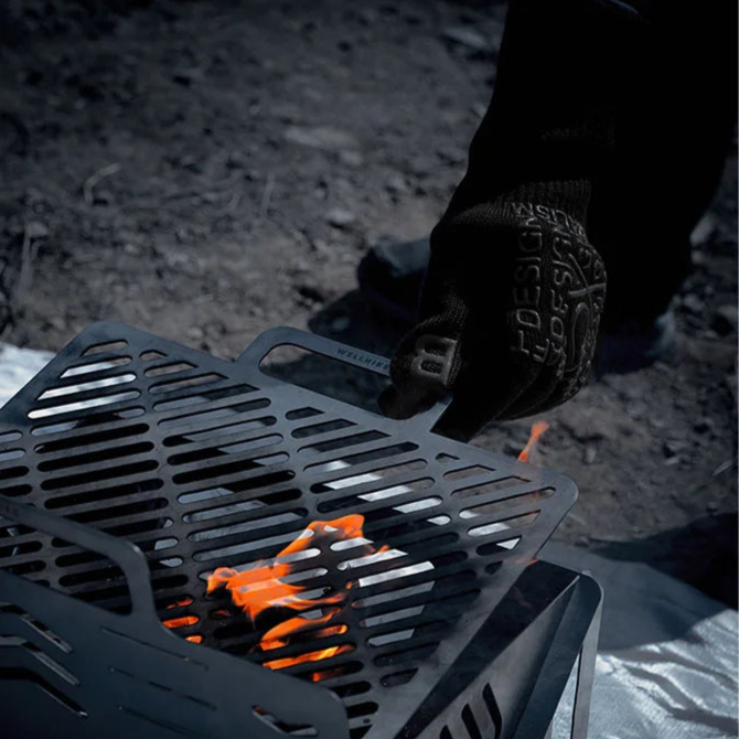 Flame-Retardant Heat Gloves for BBQ, Pizza Oven & Camping