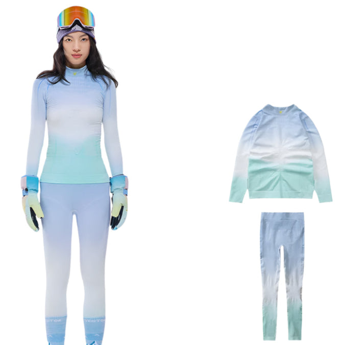 VECTOR Women's Thermal Base Layer Set – Quick Dry Fleece Underwear for Outdoor Sports & Camping
