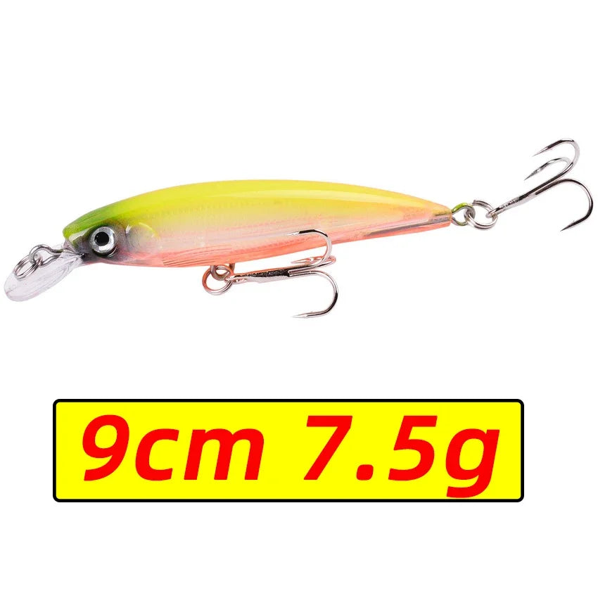 Laser Minnow Fishing Lure – 11CM 13G Hard Bait Crankbait for Freshwater & Saltwater