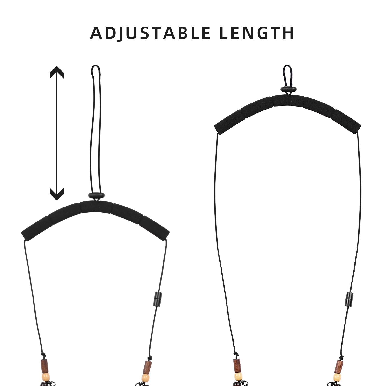 SF Fly Fishing Neckvest Lanyard Combo – Adjustable Tool Holder with Foam Neck Strap & Quick Release