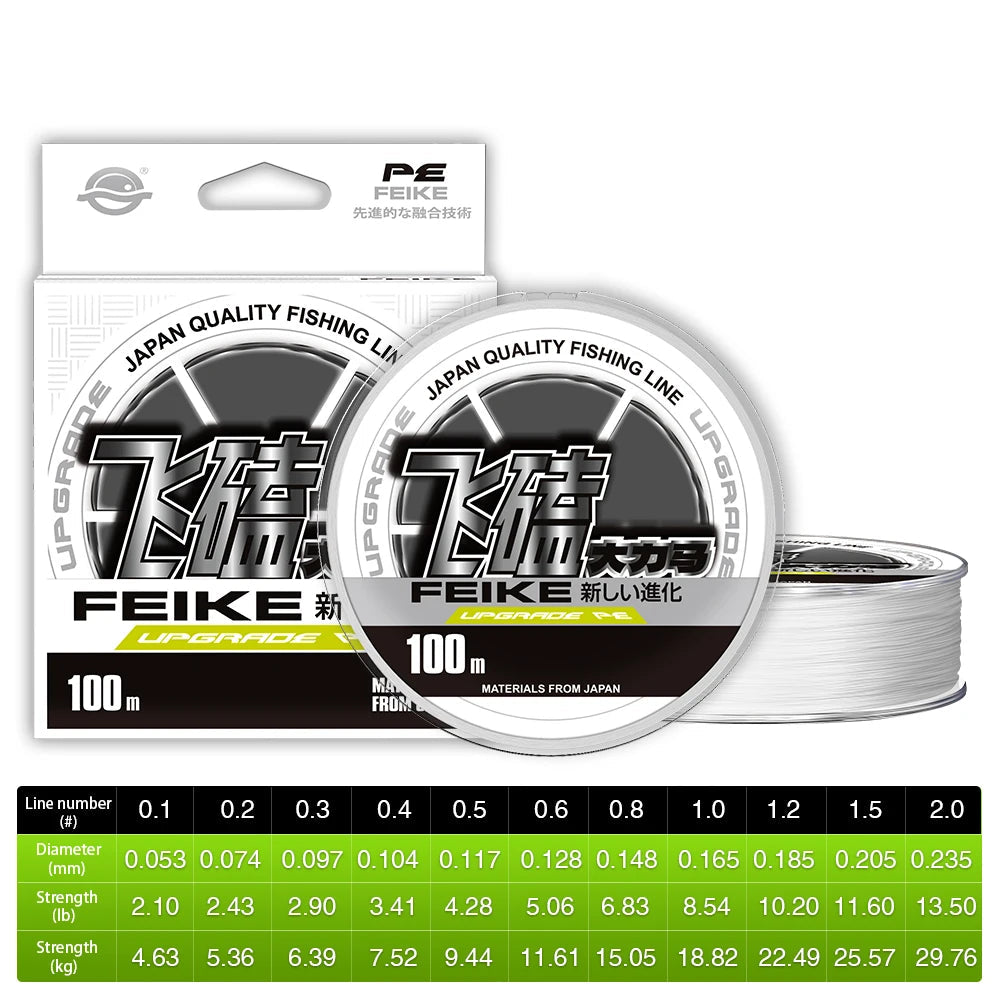 Ultra Thin Laser Nano Braided Fishing Line – Super Soft, Strong Multifilament PE Line