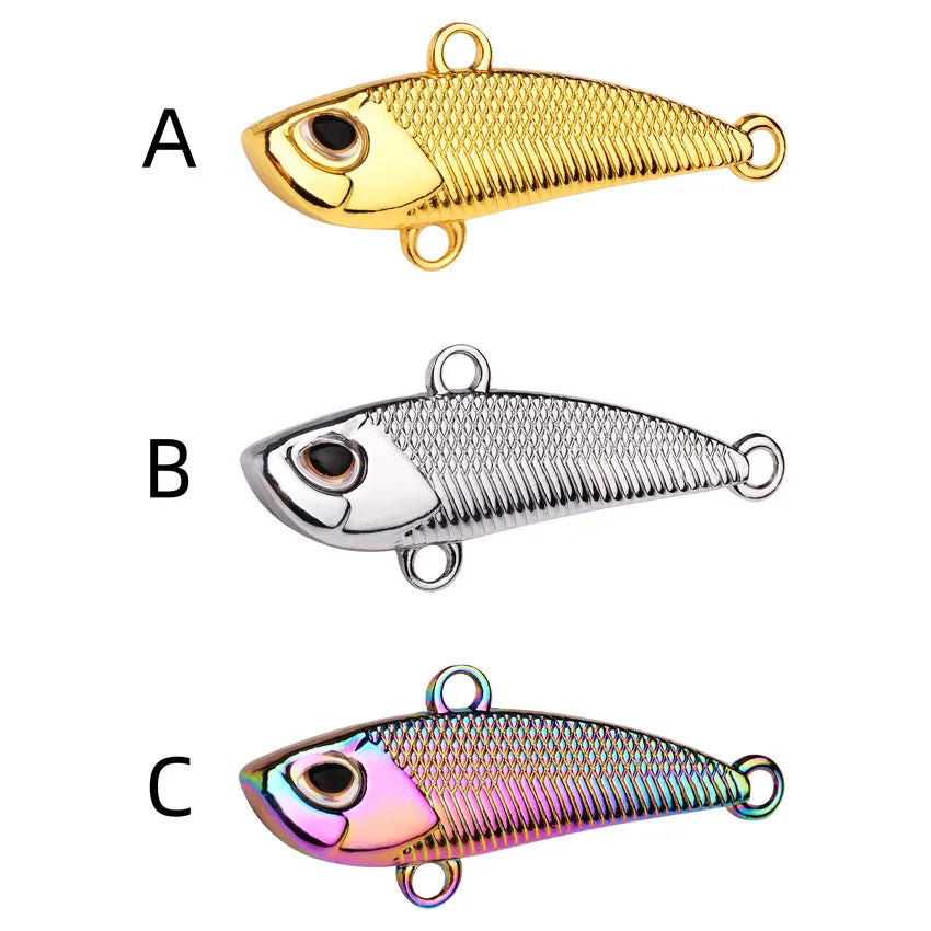 Fishing Lure – Rotating Tail Metal Vib Casting Shore Jig Bait for Freshwater