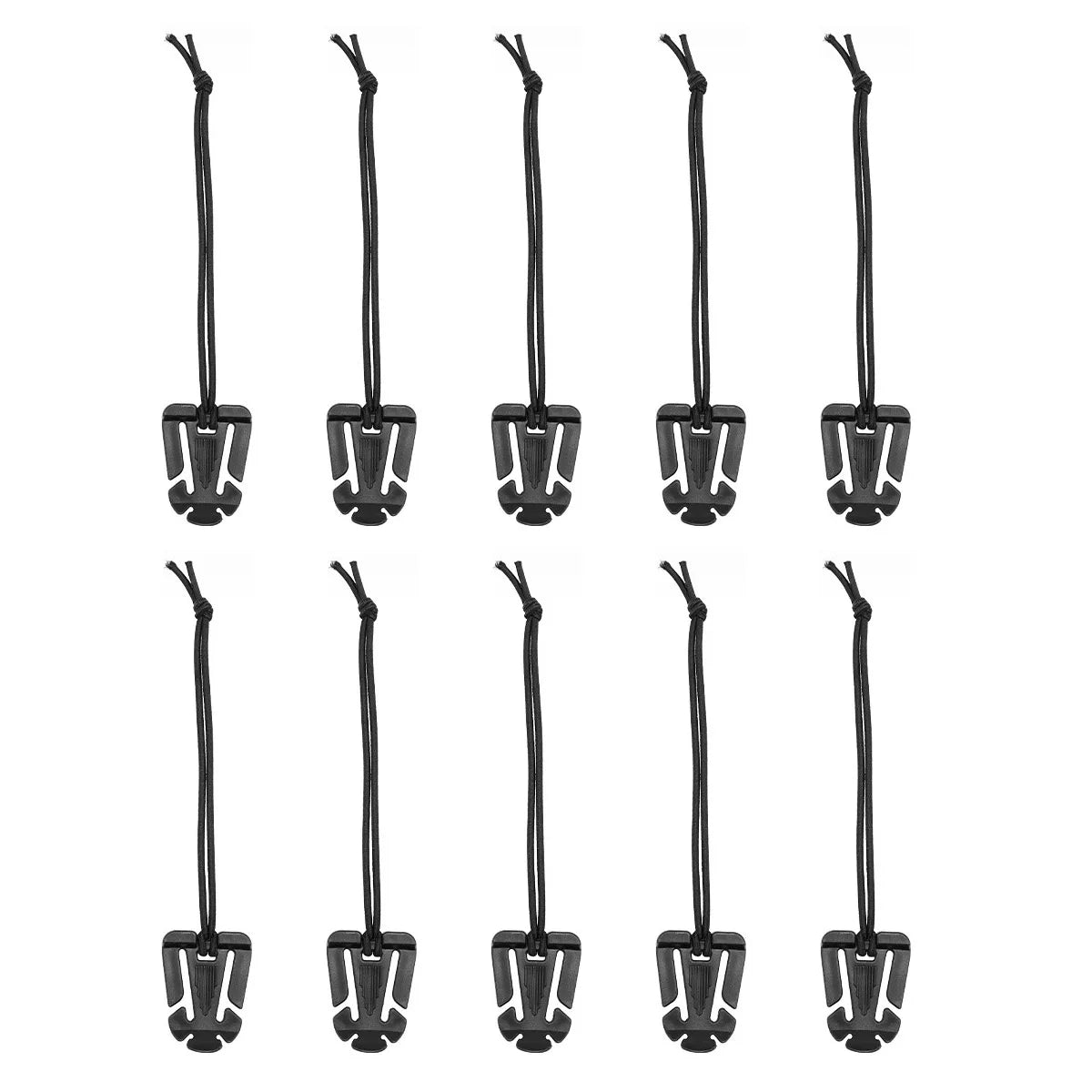 10PCS Molle Attachment Clips – Molle Web Dominators Elastic Strap Tactical Gear