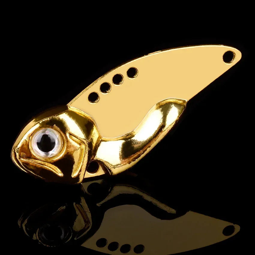 Metal Vib Fishing Lure – Sinking Vibration Spoon Spinner Bait