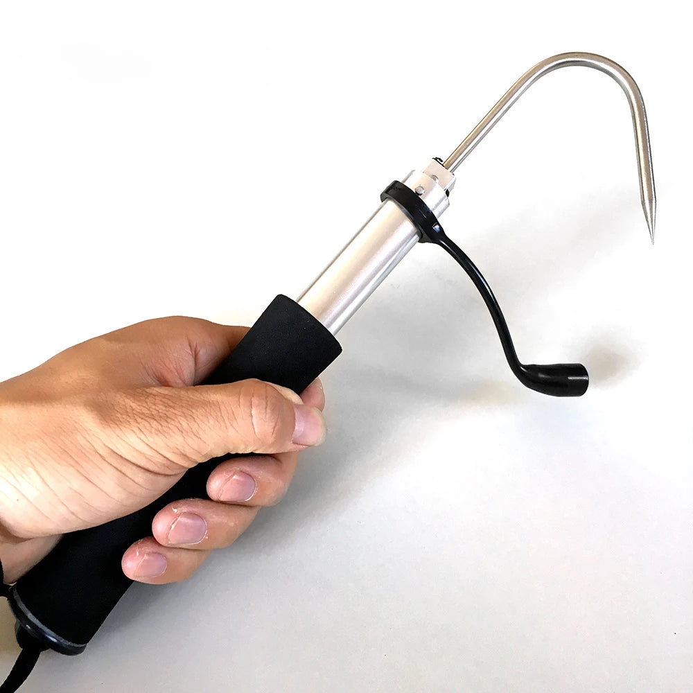 Telescopic Fishing Gaff – Stainless Steel Spear Hook for Sea Fishing (64/89/116CM)