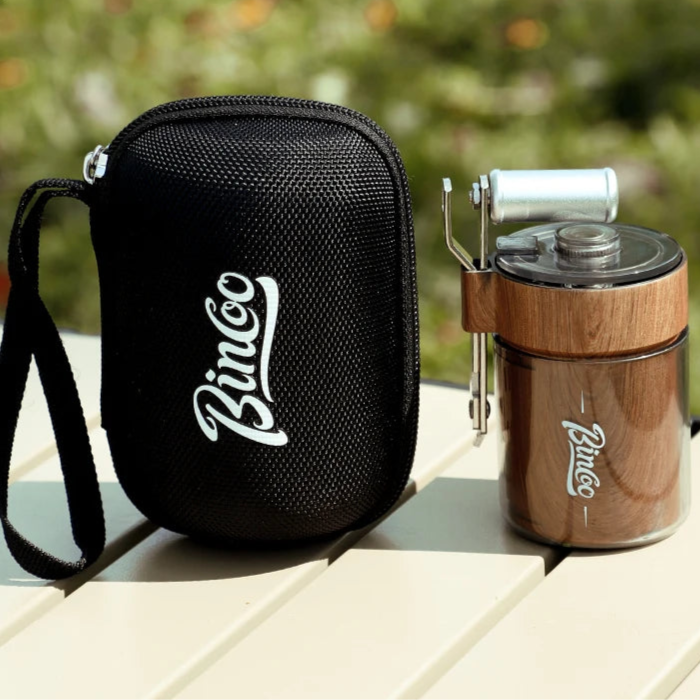 BINCOO Portable Camping Coffee Grinder, Manual Espresso Grinder for Outdoor Travel