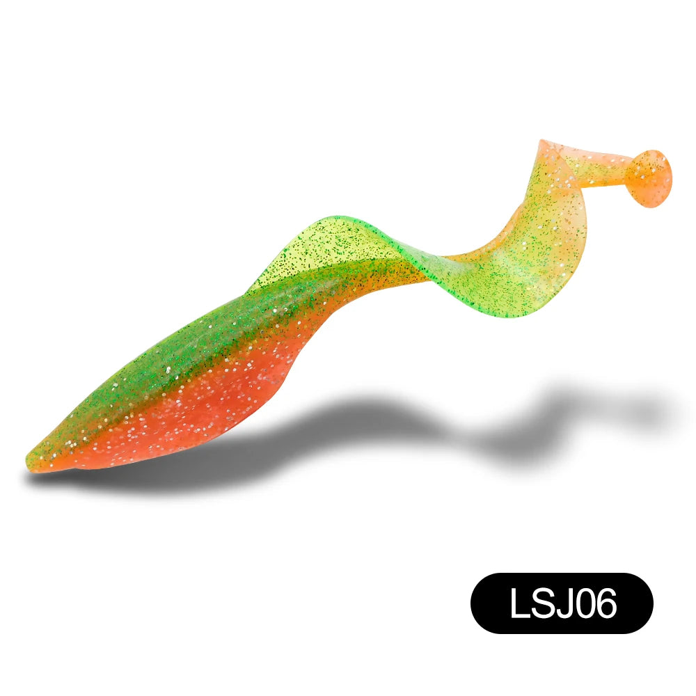 150MM Dragon Grub Soft Bait – Scented Wiggling Tail Lure for Snapper, Kingfish & Trout