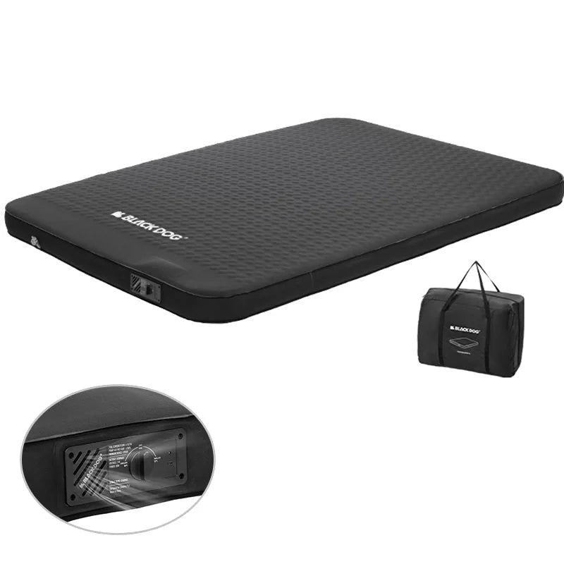 BLACKDOG Inflatable Mattress – Ultralight Self-Inflating Air Bed for 2-Person Camping