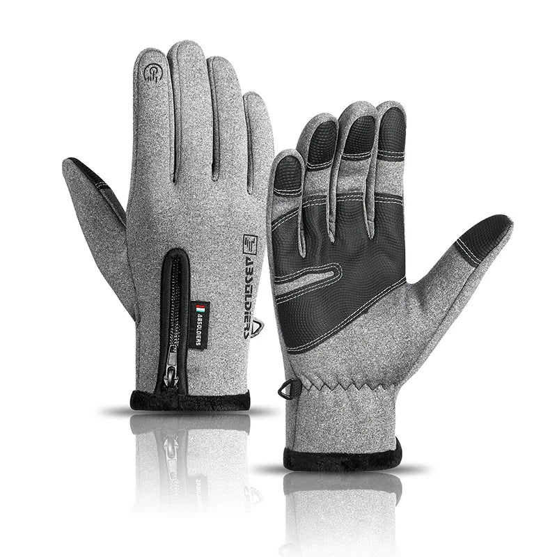 Waterproof Winter Fishing Gloves – Windproof 2-Finger Flip Warm Angling Gloves for Men & Women