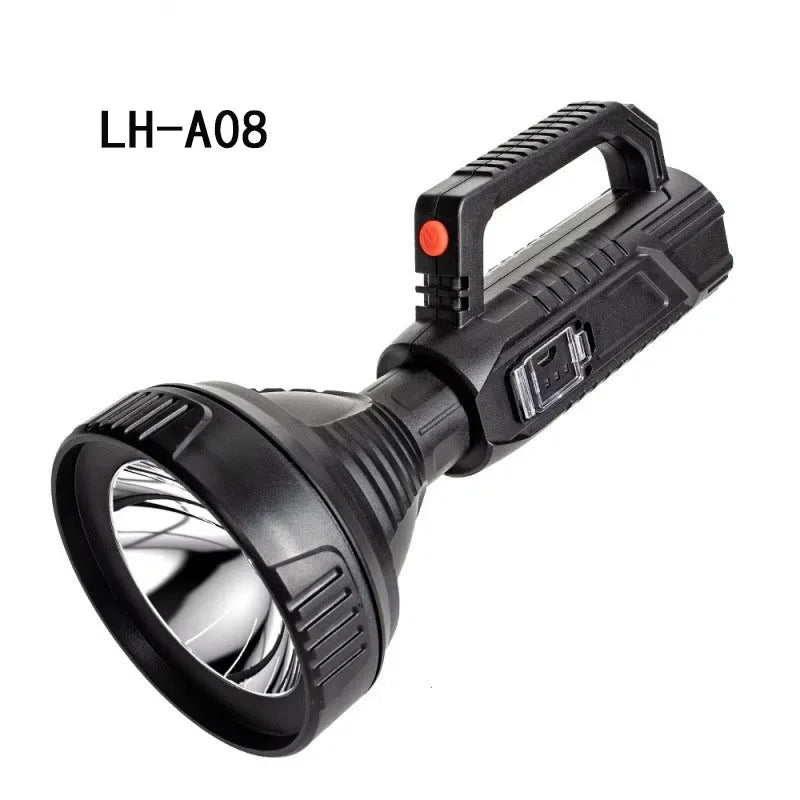 High Power LED Flashlight – Waterproof USB Rechargeable Camping Spotlight Lantern