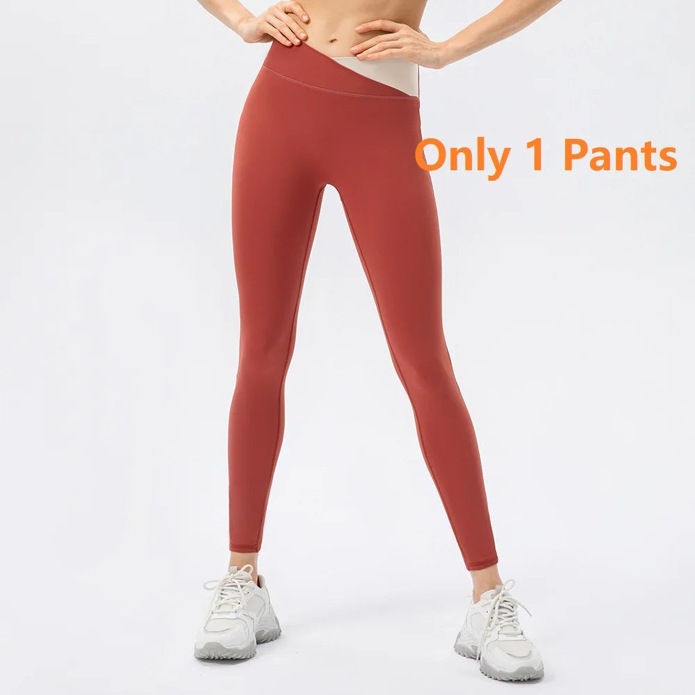 Women’s 2-Piece High-Intensity Yoga Set – Shockproof Bra & High-Waist Activewear Pants