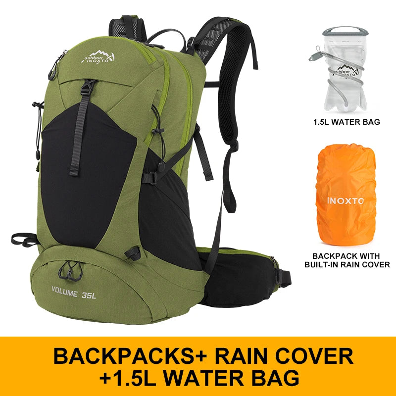 OUTDOOR INOXTO 35L Waterproof Mountaineering Backpack for Hiking & Camping