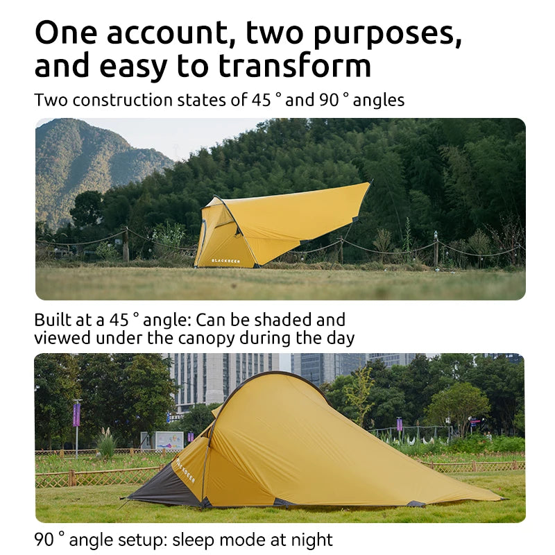 BLACKDEER Ultralight Boat Solo Tent Pro – Waterproof Tarp Tent