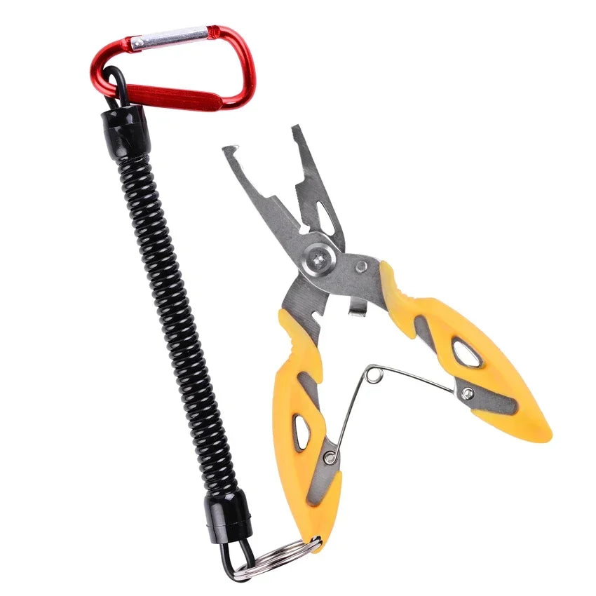 AORACE Stainless Steel Fishing Pliers – Hook Remover & Line Cutter with Non-Slip Handle