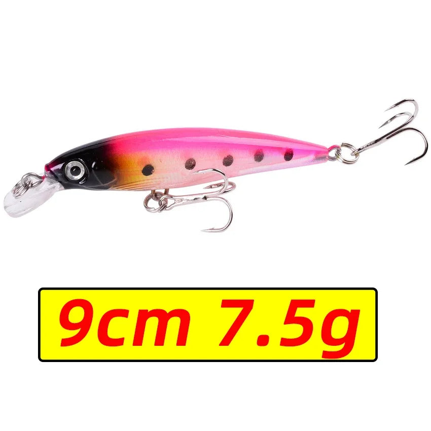 Laser Minnow Fishing Lure – 11CM 13G Hard Bait Crankbait for Freshwater & Saltwater