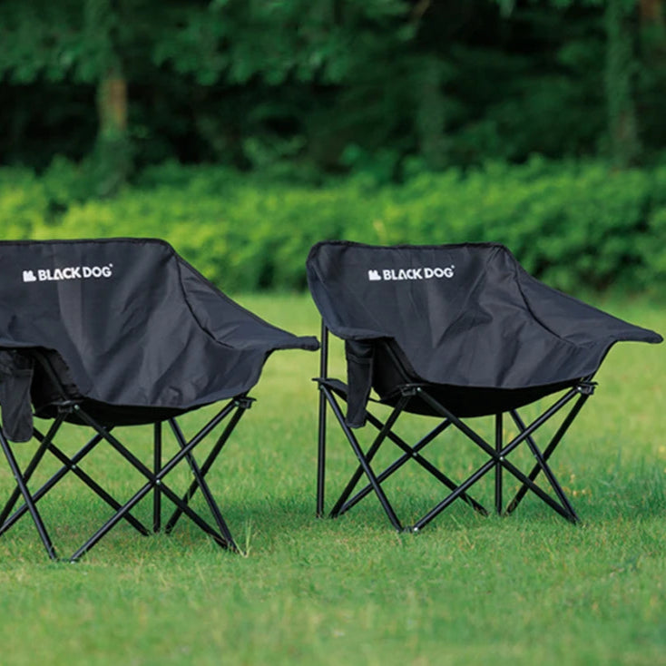 BLACKDOG Folding Camping Chair – Portable Outdoor Seat for Fishing, Beach & Picnic