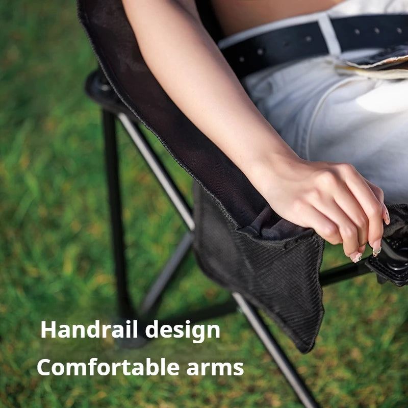 BLACKDOG Folding Camping Chair – Portable Outdoor Seat for Fishing, Beach & Picnic