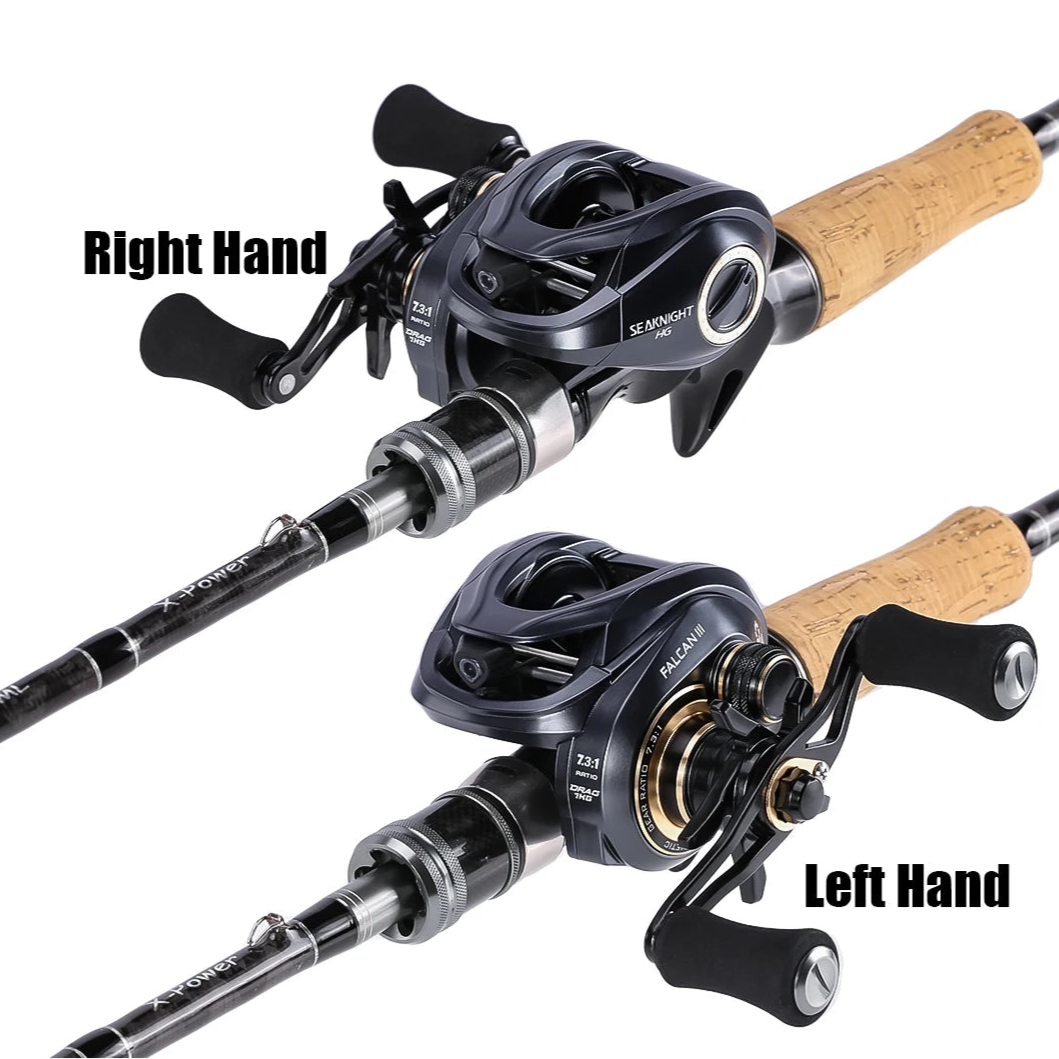 High-Speed Baitcasting Reel – 7.3:1/8.1:1 Gear, 7kg Max Drag
