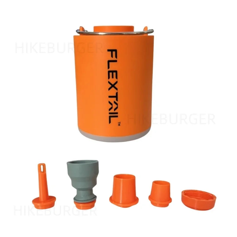 FLEXTAILGEAR Tiny Pump X 2023 – Ultralight Portable Air Pump for Camping & Outdoor Gear