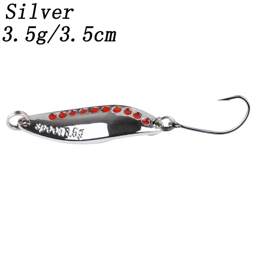 2.5G-30G Metal Vib Leech Spinner Spoons – Lures for Large Predator Fish