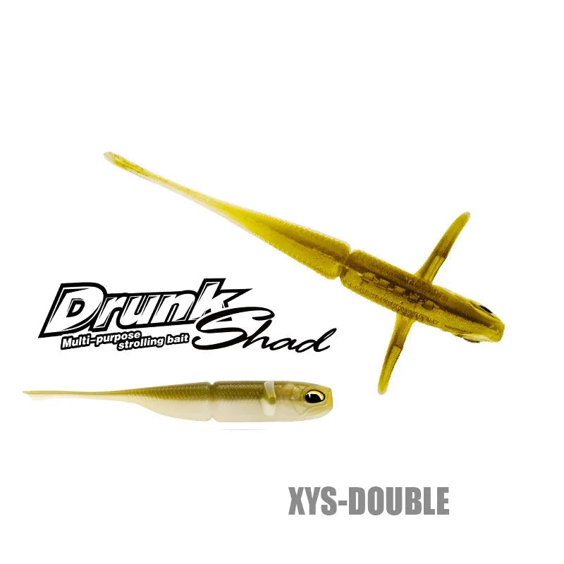 Drunk Shad Slow Sinking Soft Fishing Bait 7–9.5cm