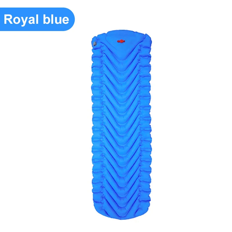 PACOONE Ultralight Inflatable Waterproof Sleep Pad with Built-in Pump & Pillow
