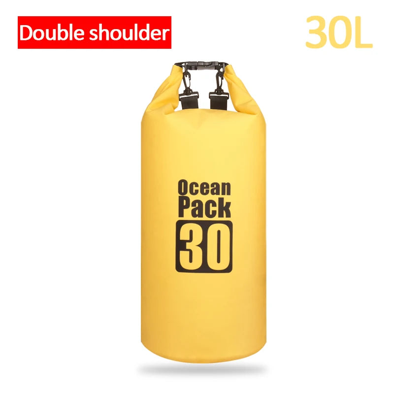 Outdoor PVC Waterproof Dry Bag – 5L, 10L, 20L, 30L Waterproof Backpack for Water Sports