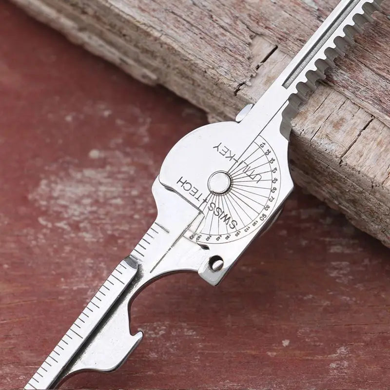 8-in-1 Multi-Function Folding Tool Keychain – Screwdriver, Opener & Pocket Plier