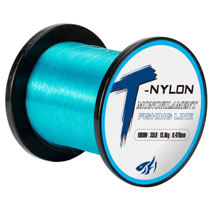 1000M Super Strong Monofilament Nylon Fishing Line: Fluorocarbon Coated for Saltwater Fishing