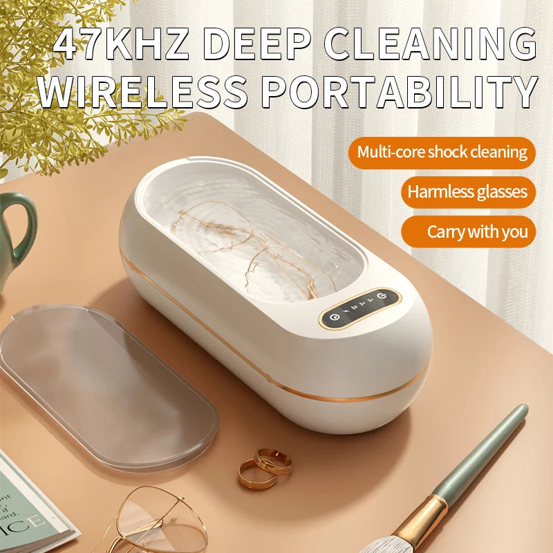 Portable Ultrasonic Cleaner 500ml for Travel & Outdoor Gear