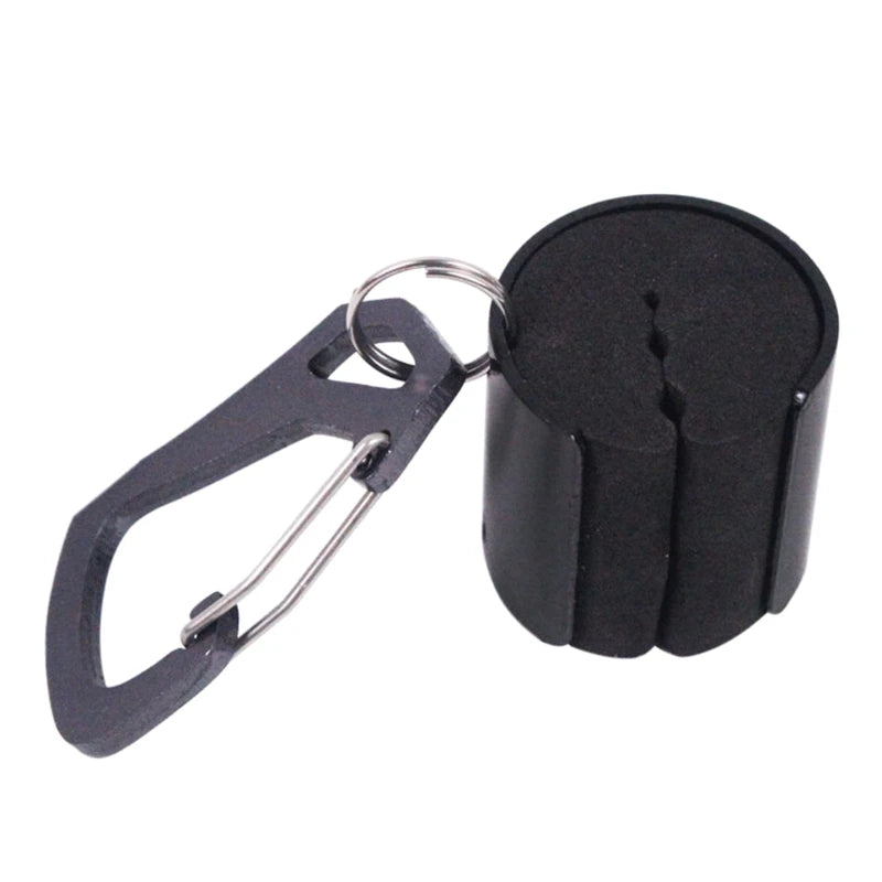Waist Belt Fishing Rod Holder Clip with EVA Grip Support