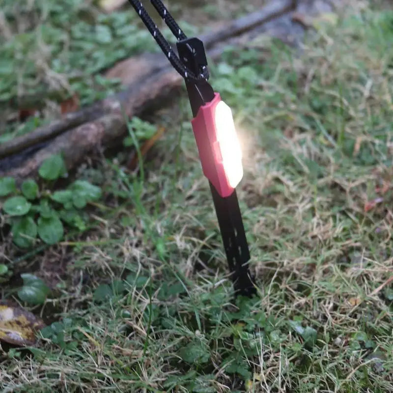 LED Tent Pegs with Lights – Waterproof Stakes for Night Safety