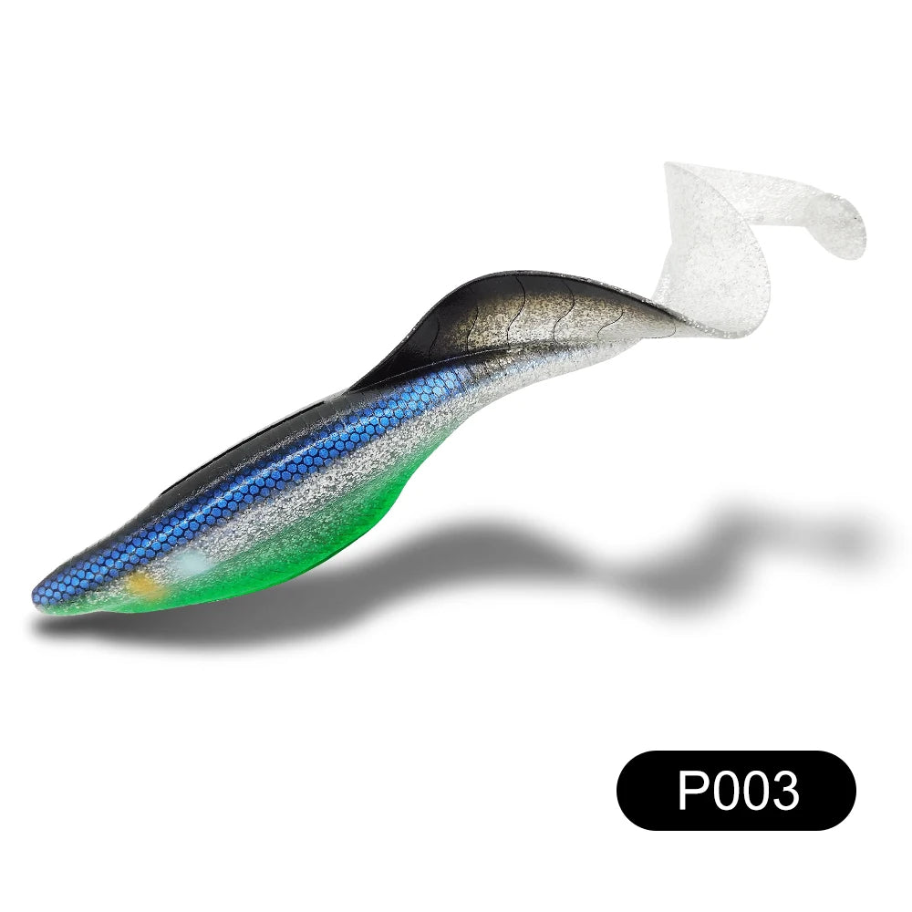 150MM Dragon Grub Soft Bait – Scented Wiggling Tail Lure for Snapper, Kingfish & Trout