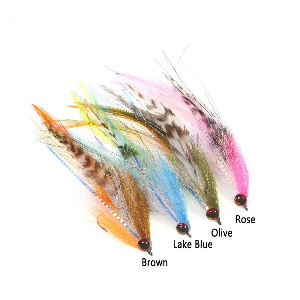 1.8G 15CM Big Streamer Baitfish Fly With 3D Fish Eyes for Trout
