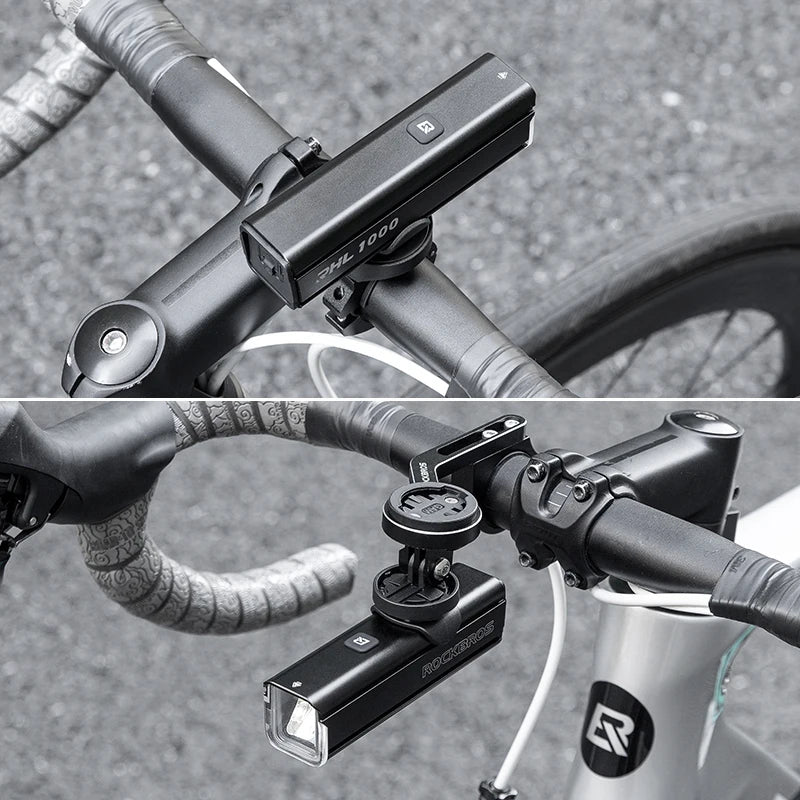 1000LM Rechargeable Bike Headlight with Type-C and 4500mAh Battery