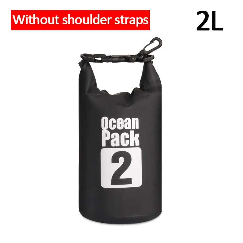 Outdoor PVC Waterproof Dry Bag – 5L, 10L, 20L, 30L Waterproof Backpack for Water Sports