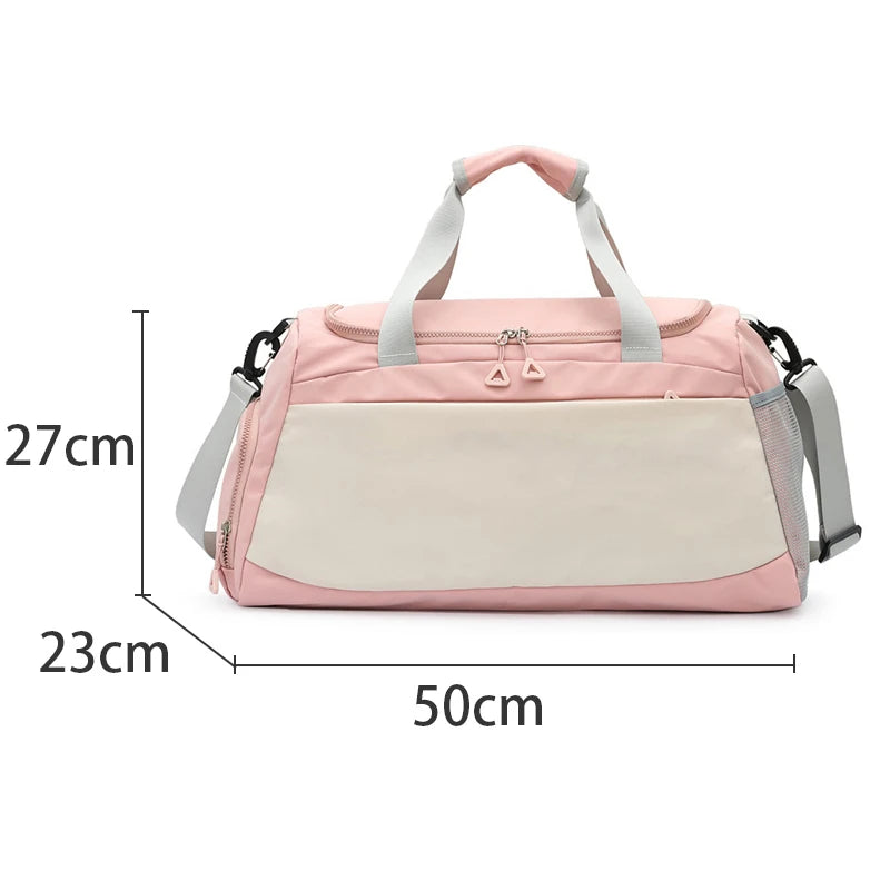 MANHAN Large Waterproof Gym Backpack – Men's & Women's Sports Training Bag 50L