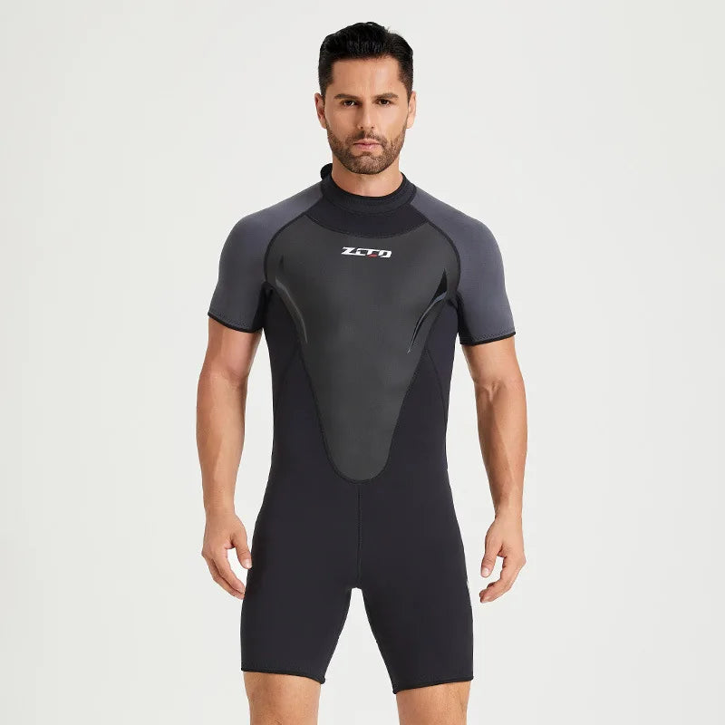 3mm Neoprene Short Sleeve Wetsuit for Men and Women – Surf, Snorkel & Spearfishing