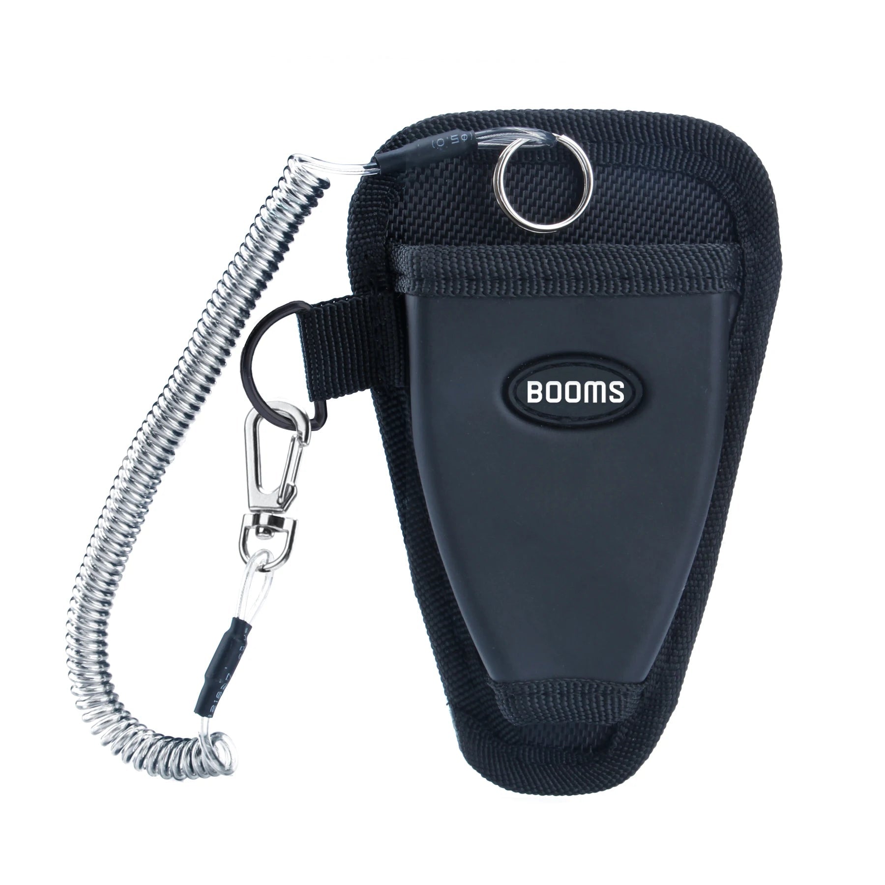 BOOMS FISHING P01 Fishing Pliers Sheath with Coiled Lanyard – Outdoor Fishing Tool Accessory
