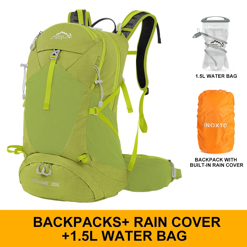 OUTDOOR INOXTO 35L Waterproof Mountaineering Backpack for Hiking & Camping