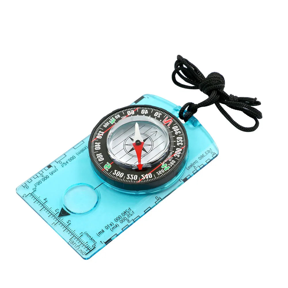 Waterproof Orienteering Compass Baseplate Map Reader for Hiking and Hunting