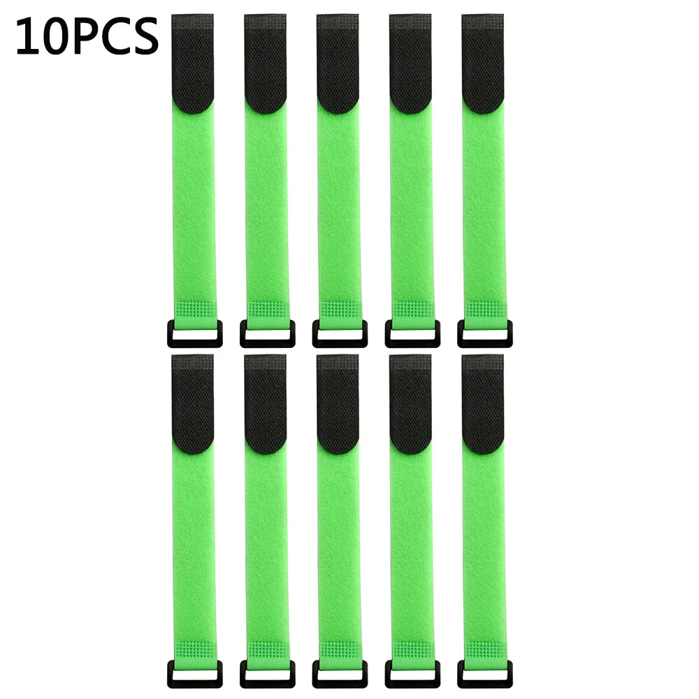 Adjustable Fishing Rod Tie – Reusable Hook & Loop Strap for Cable Management & Outdoor Use