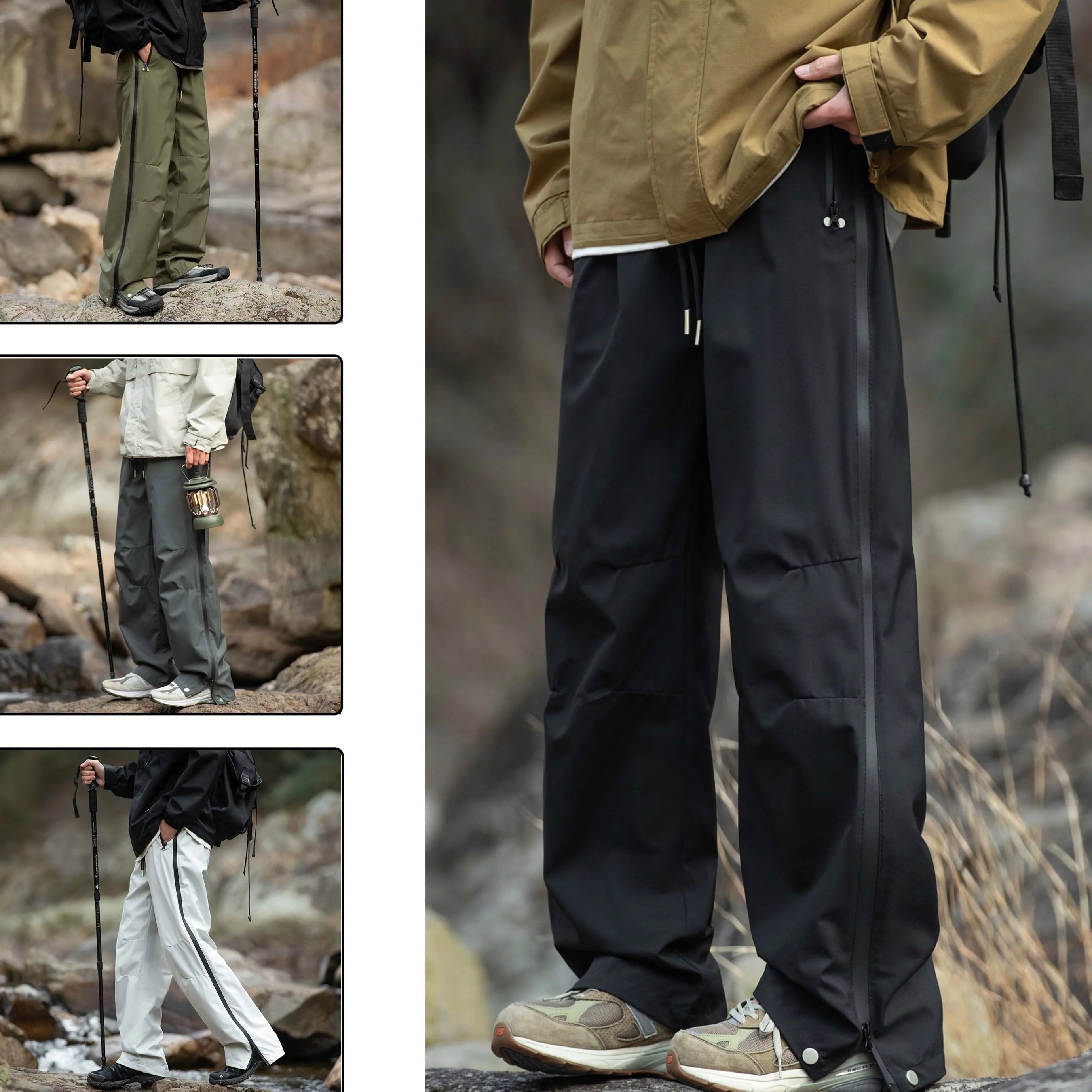 Men’s Waterproof Cargo Pants – Triple Defence Outdoor Hiking Trousers