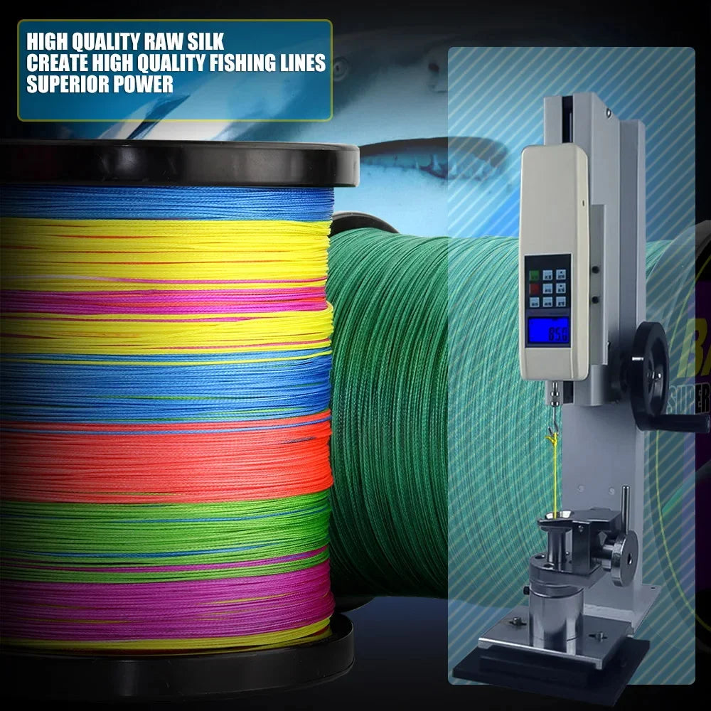BAKAWA 4 Strands Braided Fishing Line 500M-1000M - Japan Abrasion-Resistant PE, Floating Line
