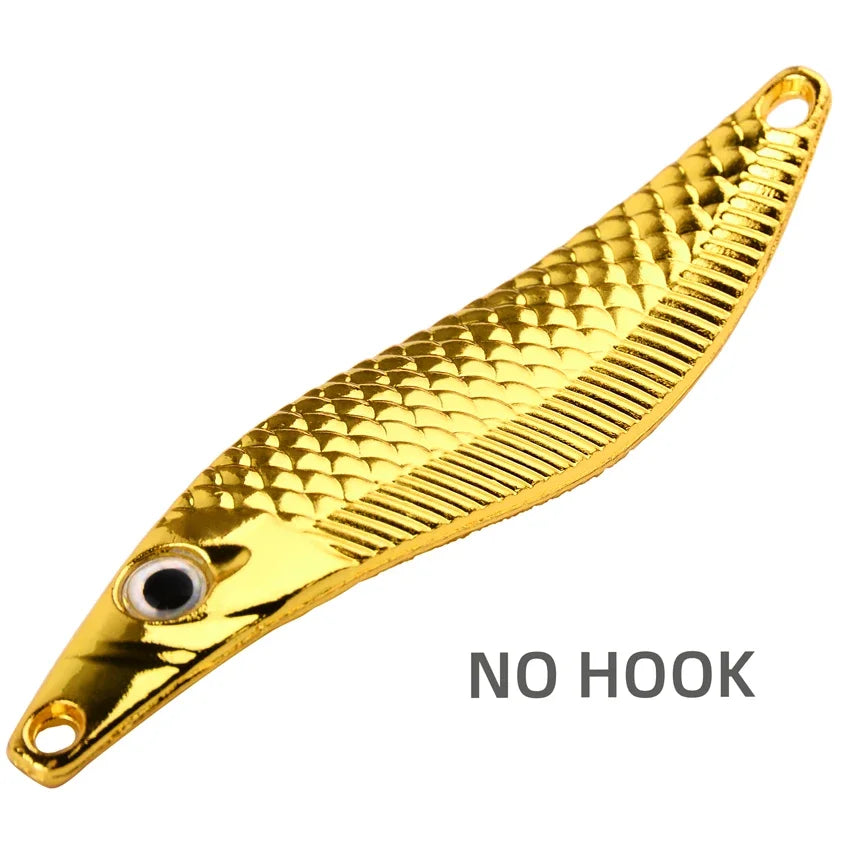 Metal VIB Leech Spinner Spoon Lure – Sinking Fishing Bait